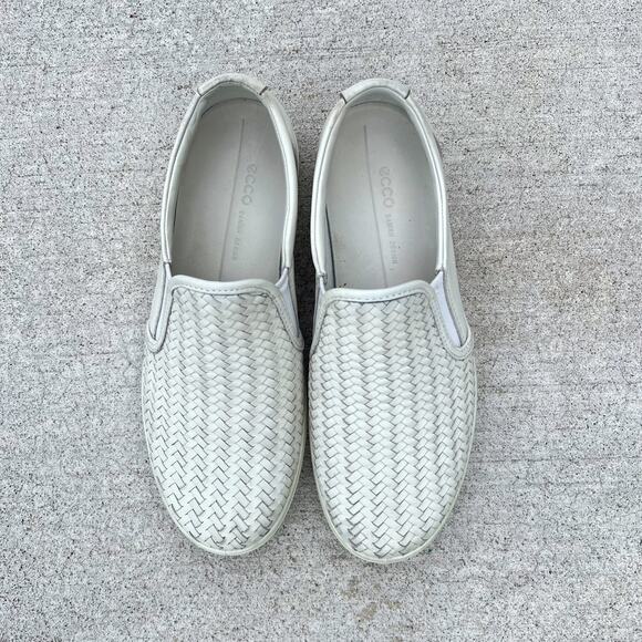 ECCO Soft 7 Woven Slip On Sneakers - Picture 2 of 7